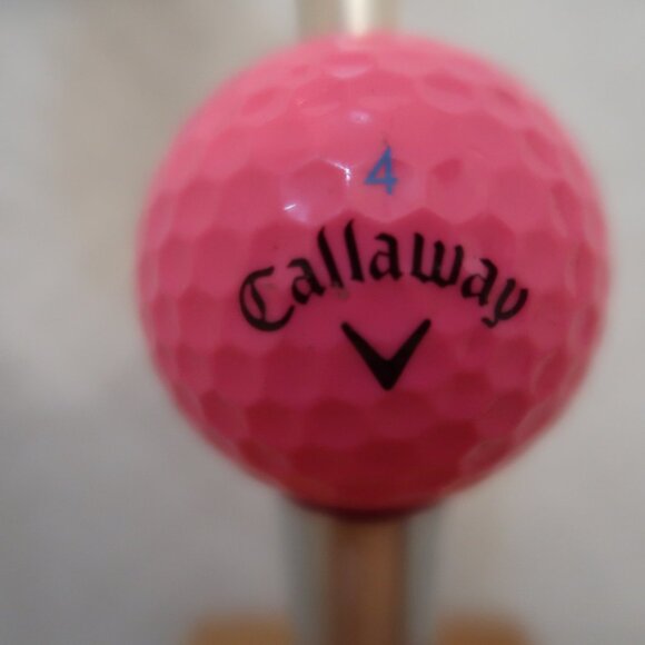 Lady Fairway #7 Golf Club Beer Tap Handle with Neon Pink Callaway Golf Ball - Picture 2 of 6